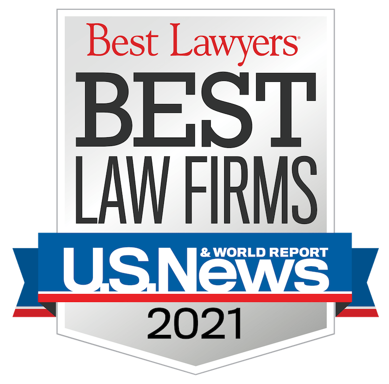 U.S. News endorses as one of 2018's Best Law Firms